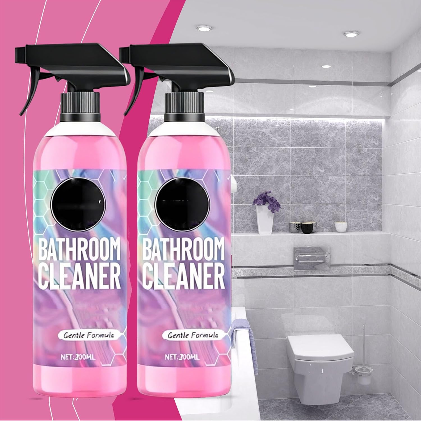 🔥LAST DAY SALE 49% OFF - ✨💧Alcuras Bathroom Descaler Foam Cleaner🛁