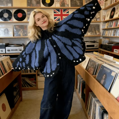 🔥LAST DAY SALE 49% OFF-🦋 Monarch Butterfly Crochet Cardigan👚