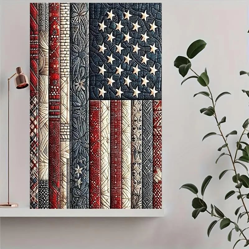 Beginner-Friendly!💎🇺🇸 American Flag DIY 5D Diamond Painting Kit❤️